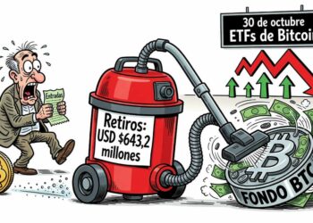 ETFs de Bitcoin registran salidas de USD 643,2 millones en un día 4 ETFs de Bitcoin registran salidas de USD 643,2 millones en un día